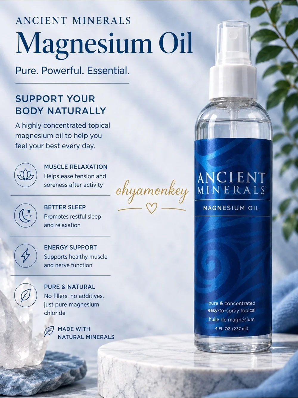 Ancient Minerals Magnesium Oil Spray